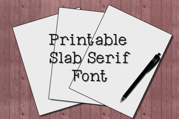 Printable Font