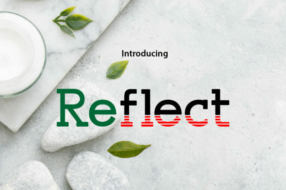 Reflection Font