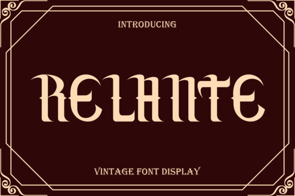 Relante Font