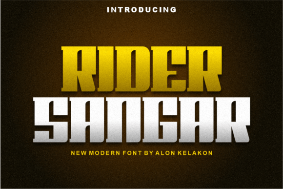Rider Sangar Font