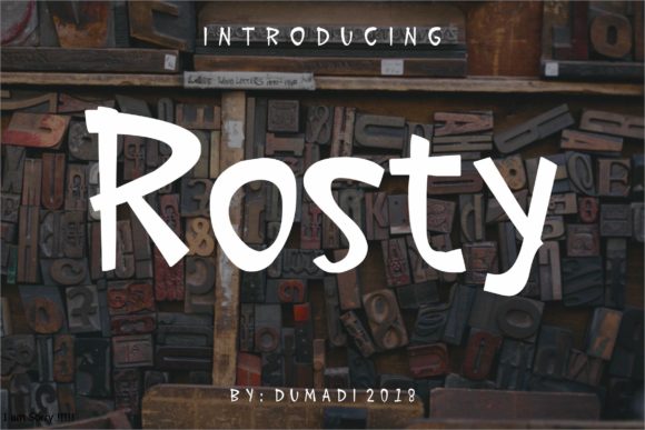 Rosty Font