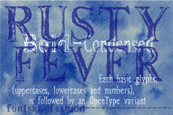 Rusty Fever Font