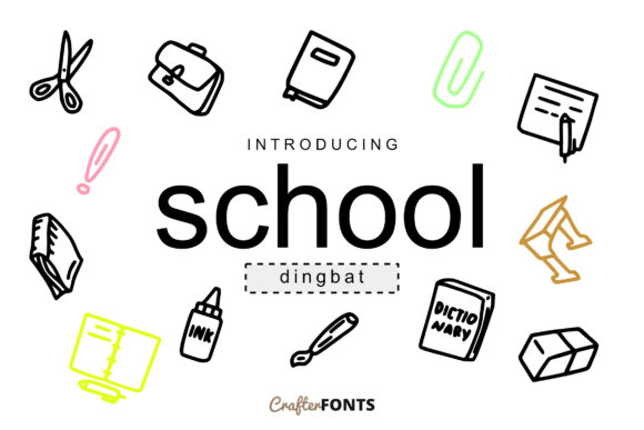 School Stuff Font