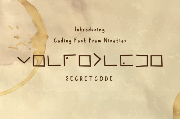 Secretcode Font