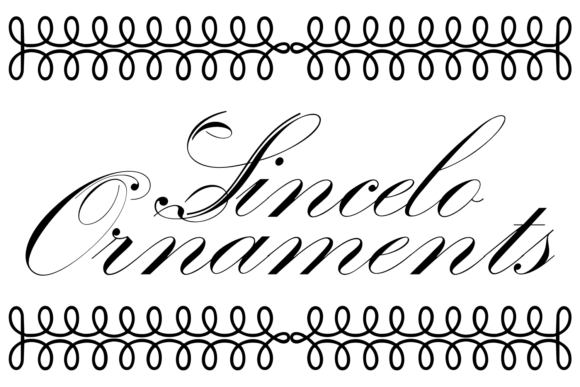 Sincelo Ornaments Font