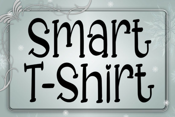 Smart T-Shirt Font