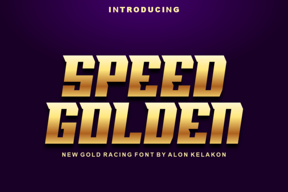 Speed Golden Font