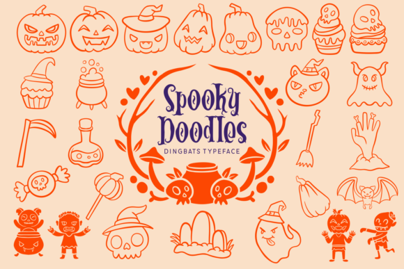 Spooky Doodles Font