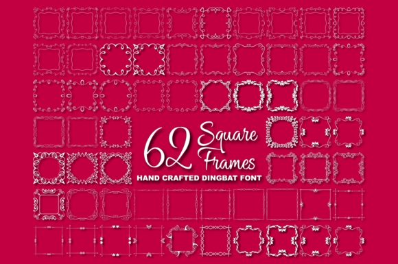 Square Frames Font