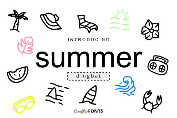 Summer Doodle Font