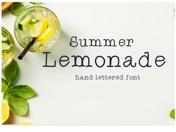 Summer Lemonade Font