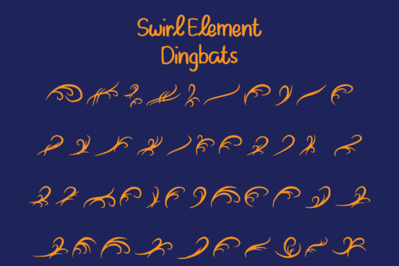 Swirl Elements Font