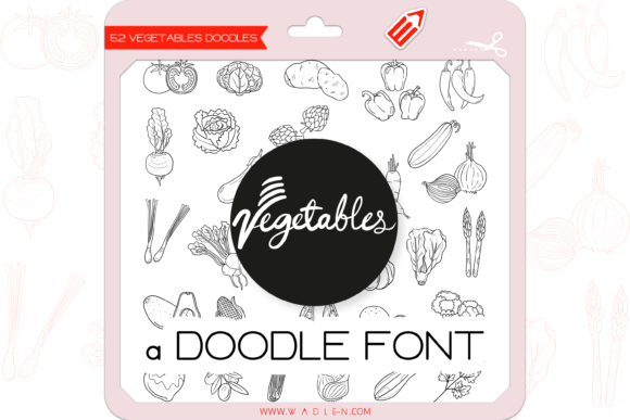 The Vegetables Font