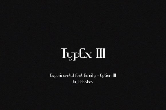 Typex III Font
