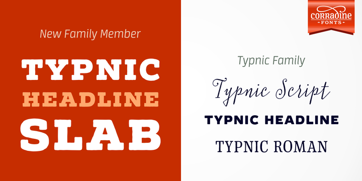 Typnic Headline Family Font