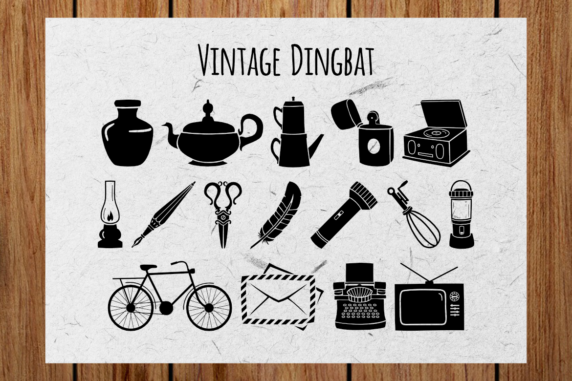 Vintage Dingbat Font