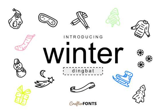 Winter Doodle Font