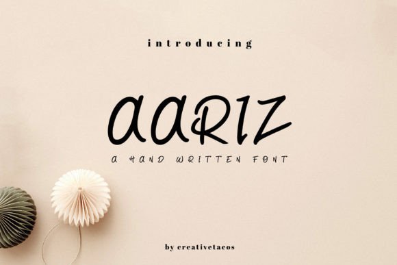 Aariz Handwritten Poster 1