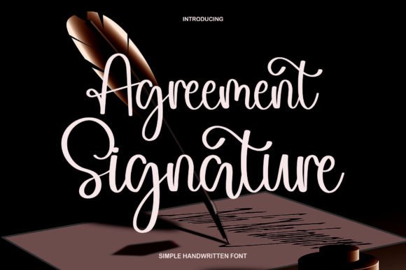 Agreement Signature Poster 1