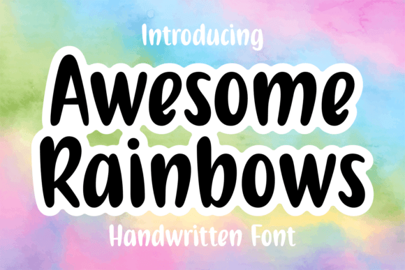 Awesome Rainbows Poster 1