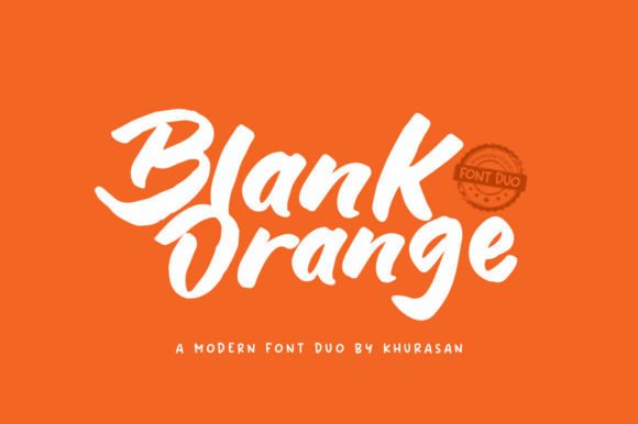Blank Orange Duo Poster 1