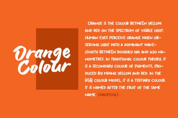 Blank Orange Duo Poster 2