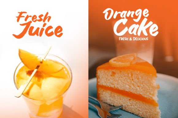 Blank Orange Duo Poster 3