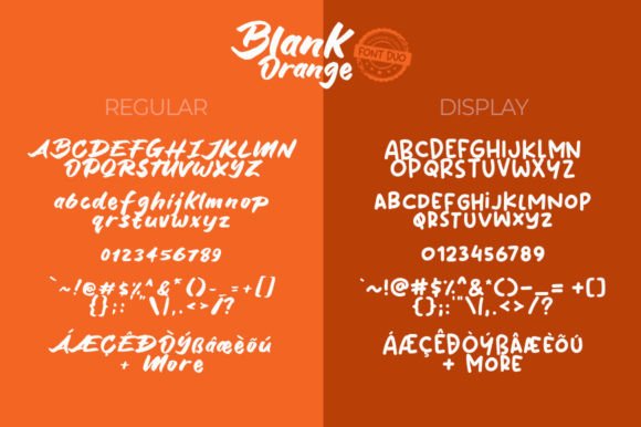 Blank Orange Duo Poster 7