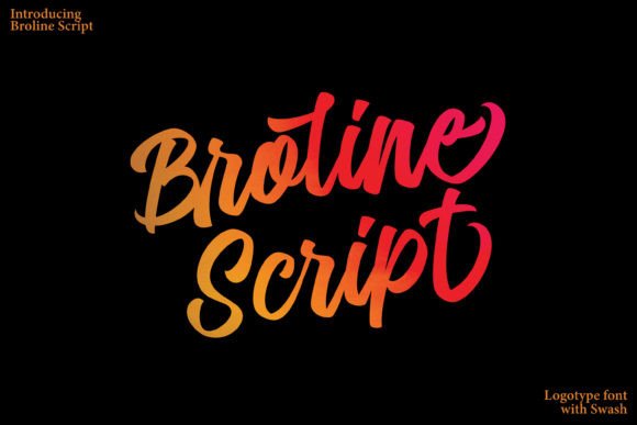 Broline Script Poster 1