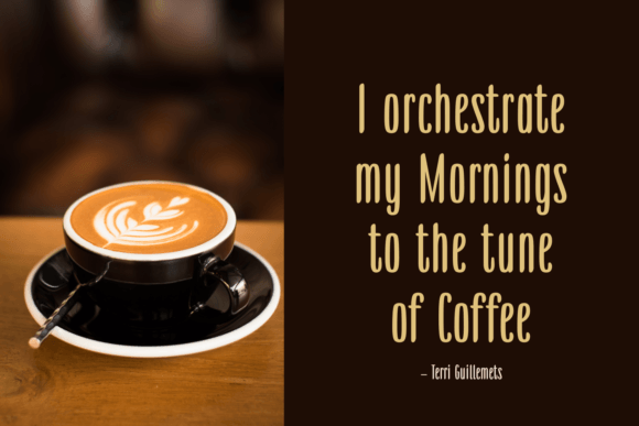Evening Coffee Poster 2