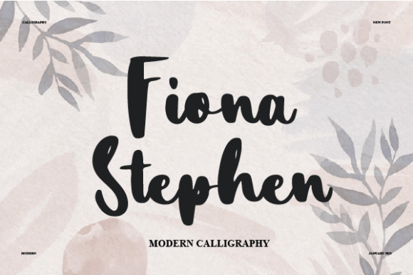Fiona Stephen Poster 1