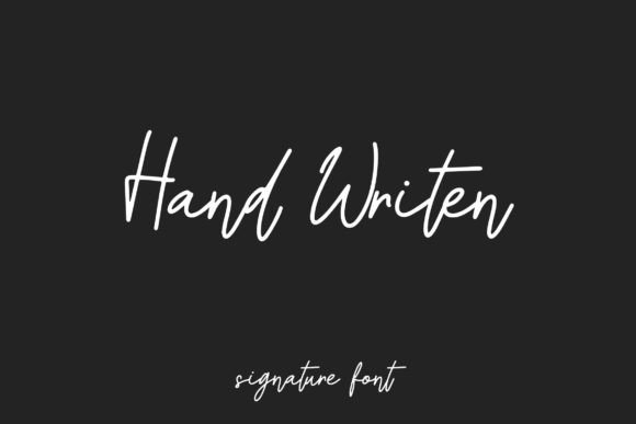 Hand Writen