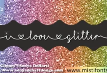 I Love Glitter Poster 1
