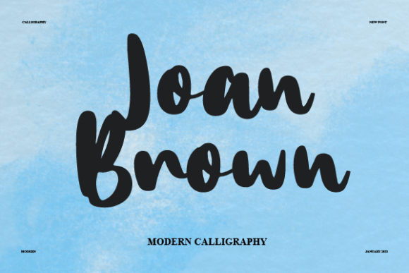 Joan Brown Poster 1