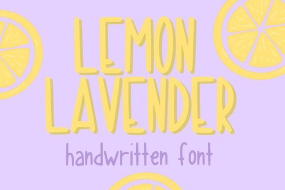 Lemon Lavender Poster 1