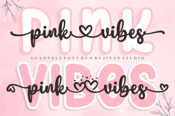 Pink Vibes Duo Poster 1