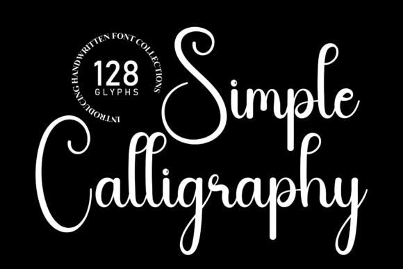 Simple Calligraphy Poster 1