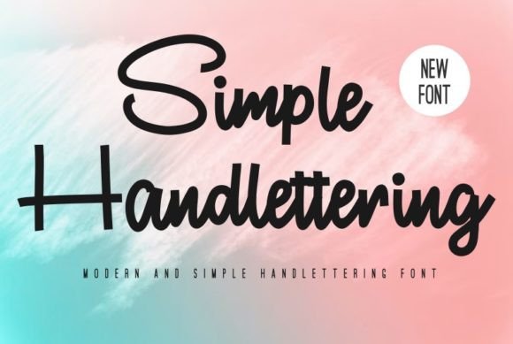 Simple Handlettering