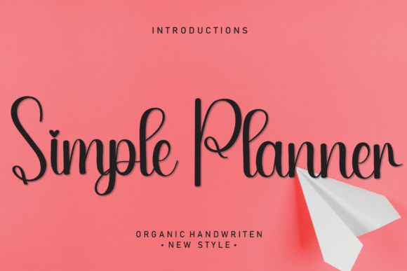 Simple Planner Poster 1