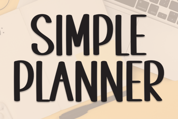 Simple Planner Poster 1