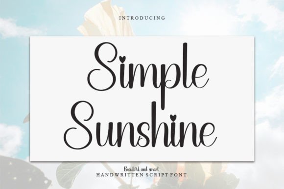 Simple Sunshine Poster 1