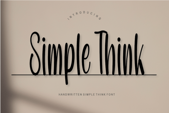 Simple Think Poster 1