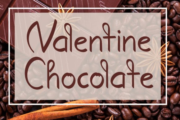Valentine Chocolate Poster 1