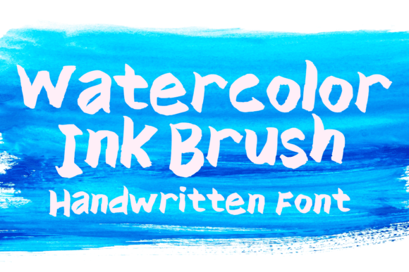 Watercolor Ink Brush Poster 1