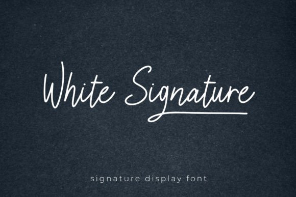 White Signature Poster 1
