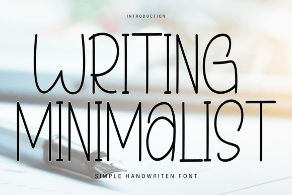 Writing Minimalist Poster 1