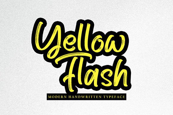 Yellow Flash Poster 1