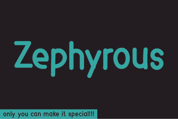 Zephyrous Poster 1