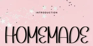 Homemade Font