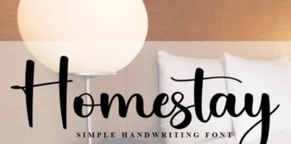 Homestay Font